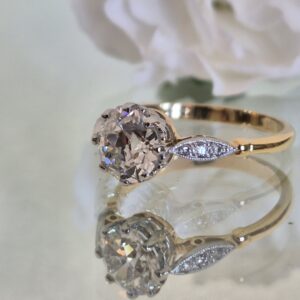 AVT8948 Old European cut diamond solitaire 1.54cts