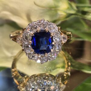 AVT8960 Sapphire and diamond cluster, no heat