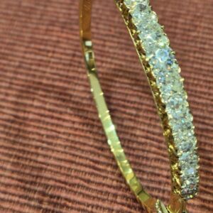 AVT8961 Superb Victorian diamond set bangle