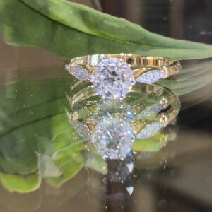 AVT9064 Old cut diamond solitaire, 1.20cts